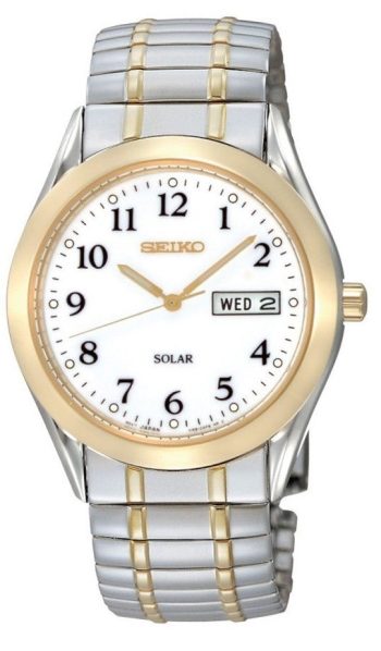 Seiko Solar Powered Gents - White