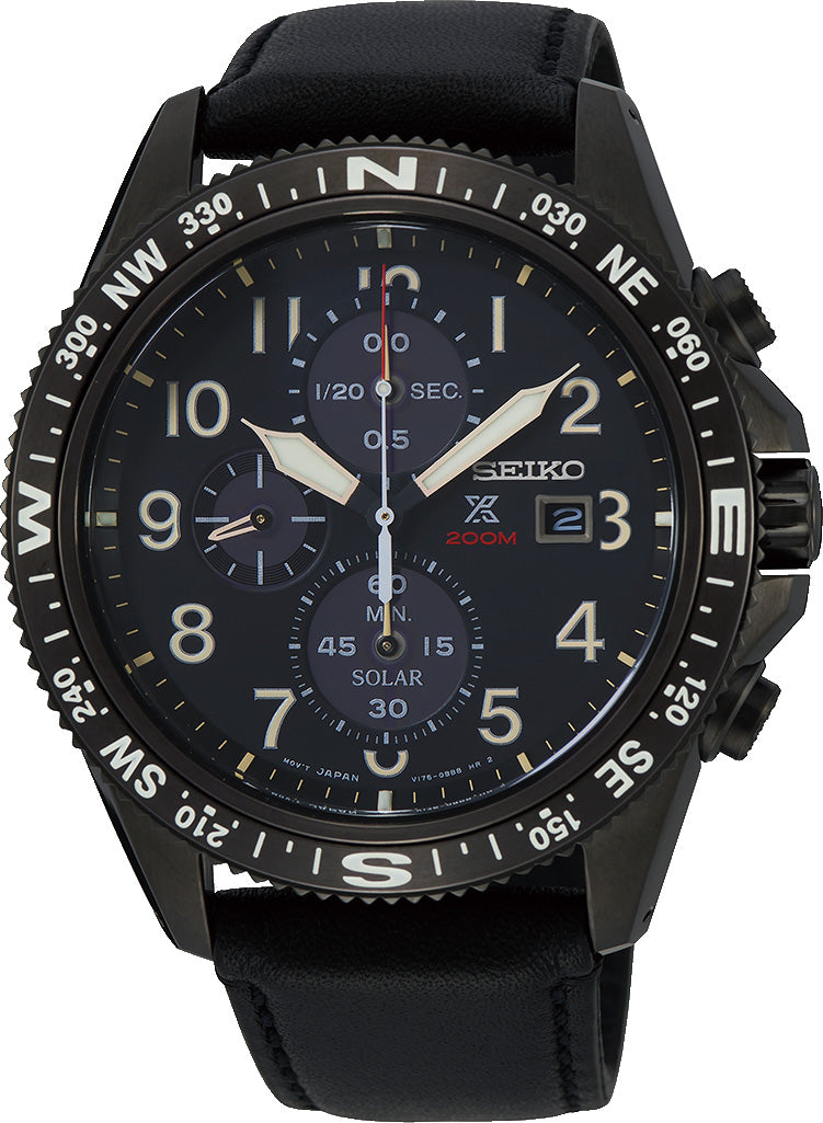 Seiko Watch Prospex Land Solar Chronograph D - Black Seiko Watch Prospex Land Solar Chronograph D - Black