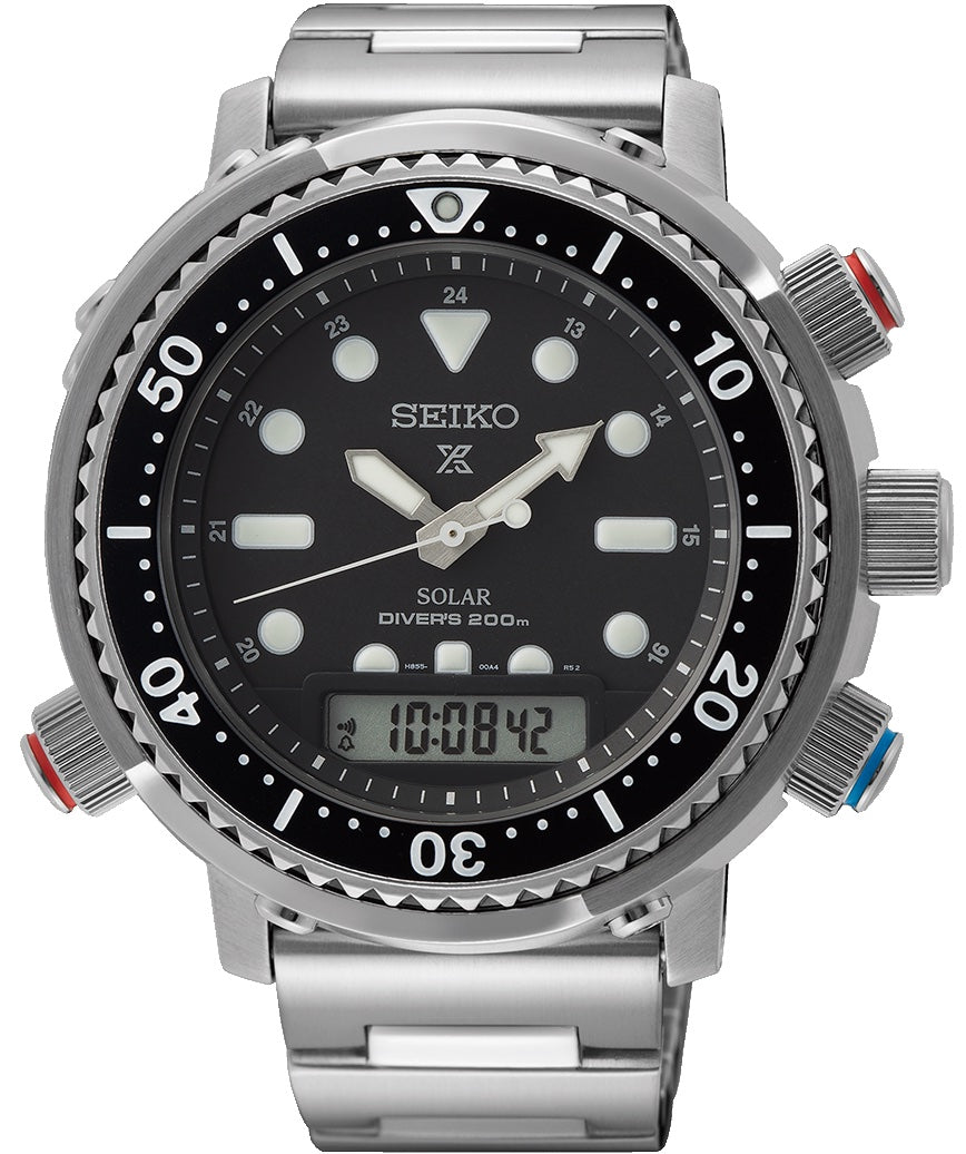 Seiko Watch Prospex PADI Arnie Hybrid Divers 40th Anniversary - Black Seiko Watch Prospex PADI Arnie Hybrid Divers 40th Anniversary - Black
