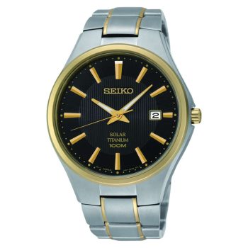 Seiko Watch Solar Gents - Black