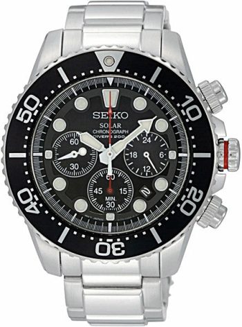 Seiko Watch Solar Gents D - Black