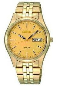 Seiko Watch Solar - Gold