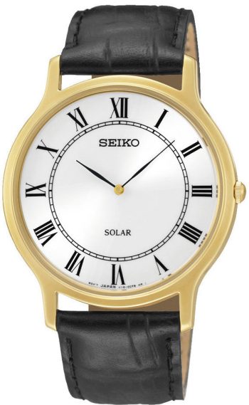 Seiko Watch Solar Mens - White