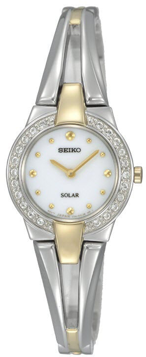 Seiko Watch Solar Powered Ladies - White