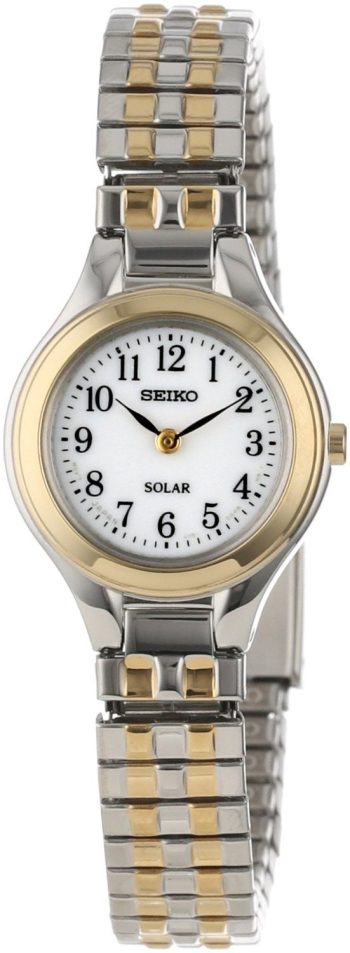 Seiko Watch Solar Powered Ladies - White