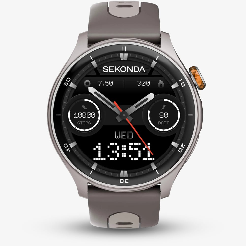 Sekonda Mens Active Pro Hybrid Silver Smartwatch 30238 Sekonda Mens Active Pro Hybrid Silver Smartwatch 30238