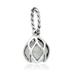 Sterling Silver Green Quartz Emma Stothard Silver Darling 6mm Float Charm