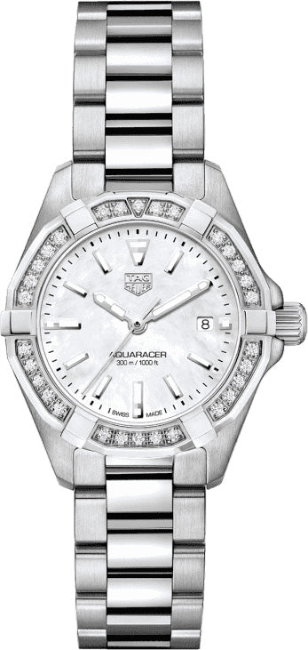 TAG Heuer Watch Aquaracer Quartz - White TAG Heuer Watch Aquaracer Quartz - White