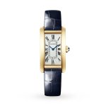 Tank Américaine Watch, Small Model, Quartz Movement, Yellow Gold