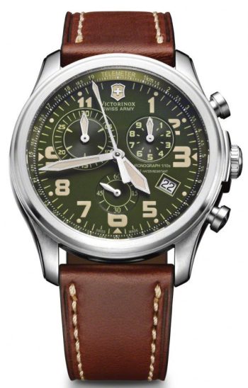 Victorinox Swiss Army Watch Infantry Vintage Quartz Chronograph - Green