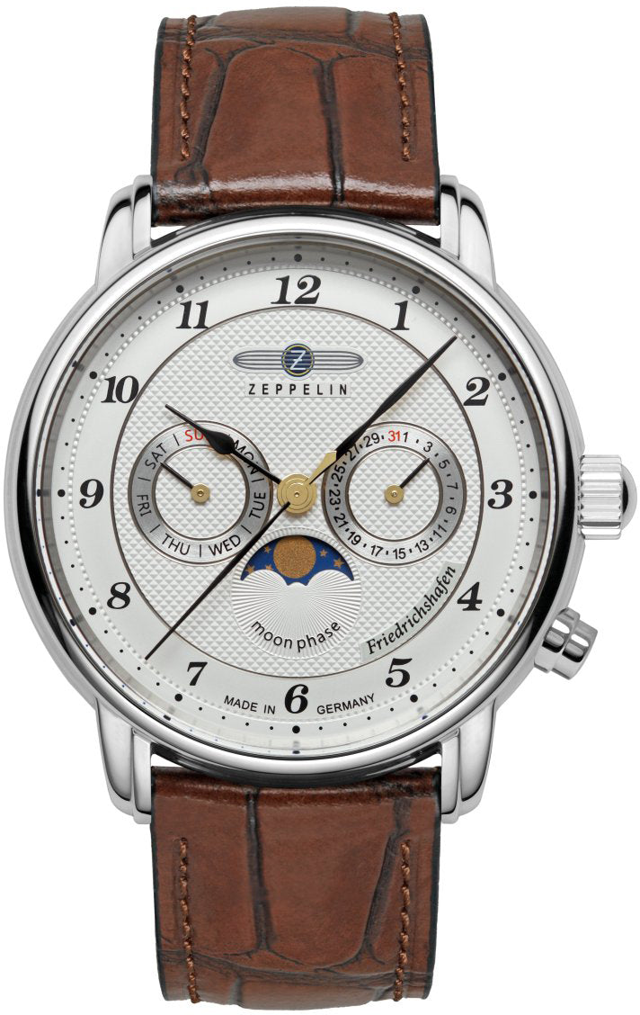 Zeppelin Friedrichshafen Quartz Moon Phase Watch Zeppelin Friedrichshafen Quartz Moon Phase Watch