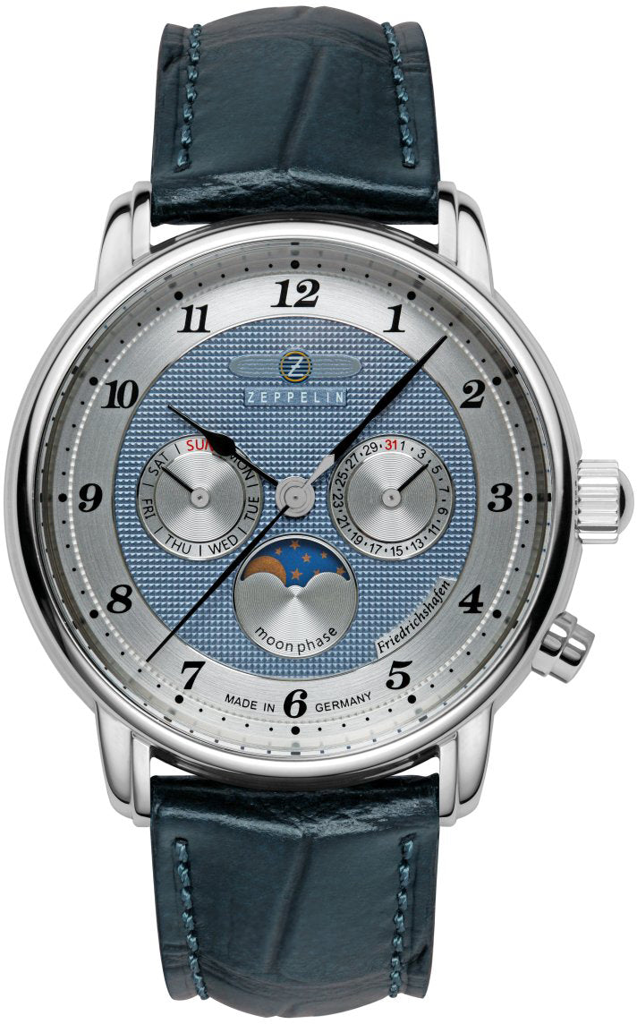 Zeppelin Friedrichshafen Quartz Moon Phase Watch Zeppelin Friedrichshafen Quartz Moon Phase Watch